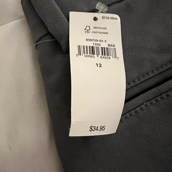 NWT Gap boys gray dress pant size 12 - Picture 3 of 4